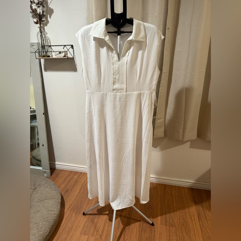 Casual white dress - light, and soft